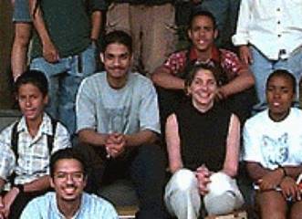 A group of people posing for a photo